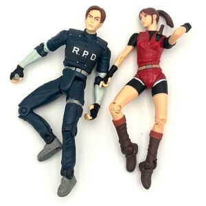 Vintage 1998 Resident Evil LEON & ADA Video Game Action Figure